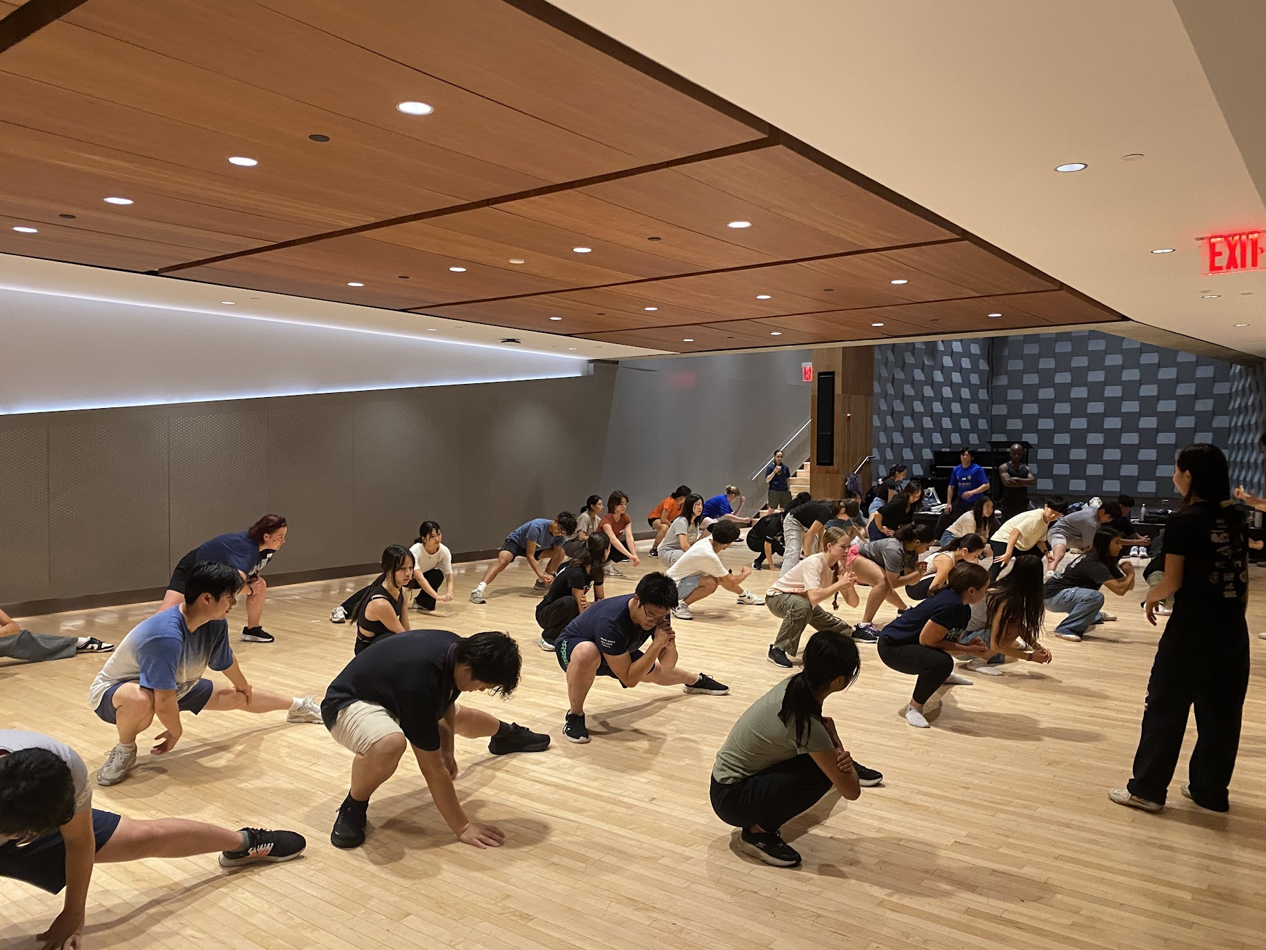 First practice group photo