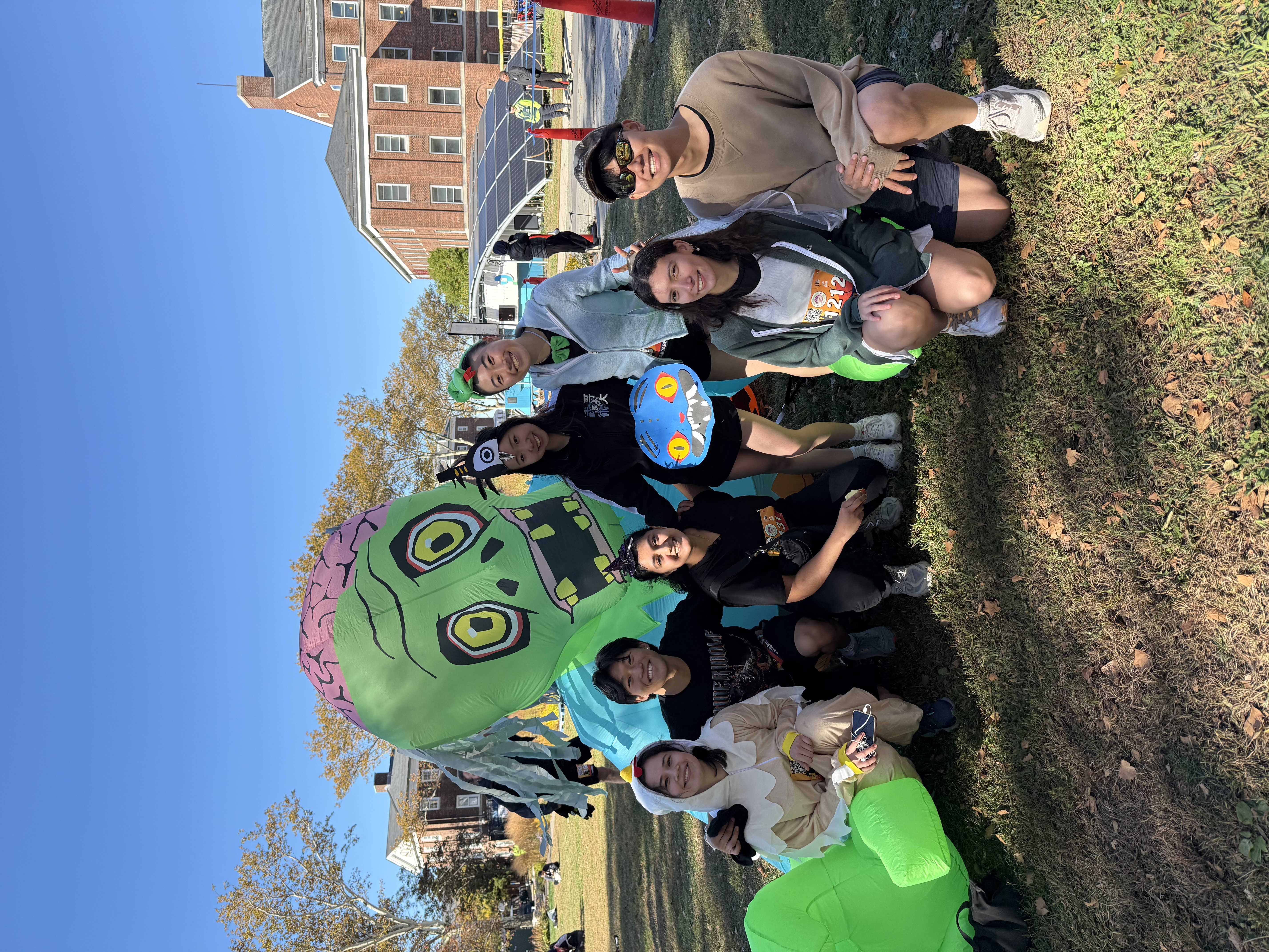 E-board at the Haunted Island 10k