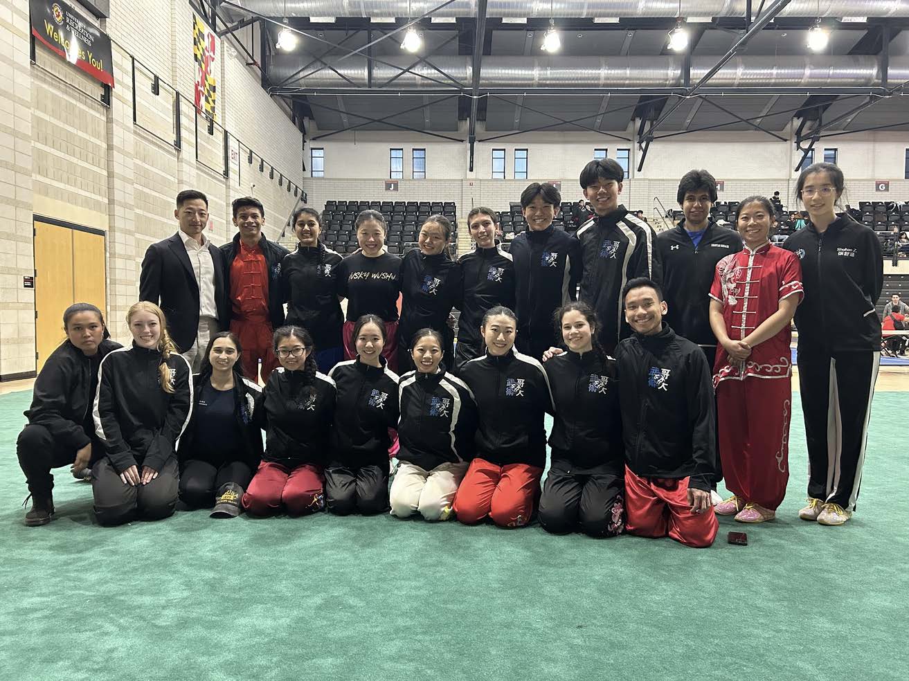 Columbia Wushu team at UMD
